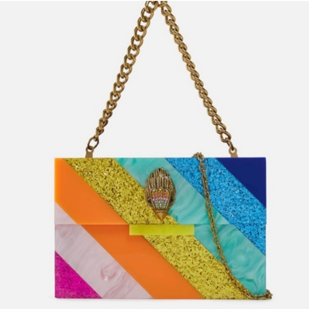 Kurt Geiger London Kensington Perspex Clutch Bag